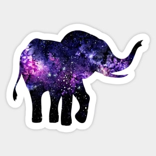 Starry Elephant Sticker